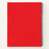 Schetsboek met spiraalband notitieboek (Achterkant)