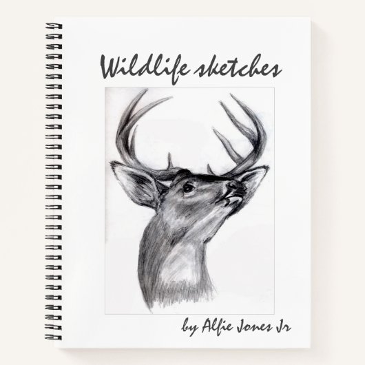 Schetsboek - Natuur schetsen Notitieboek (Voorkant)