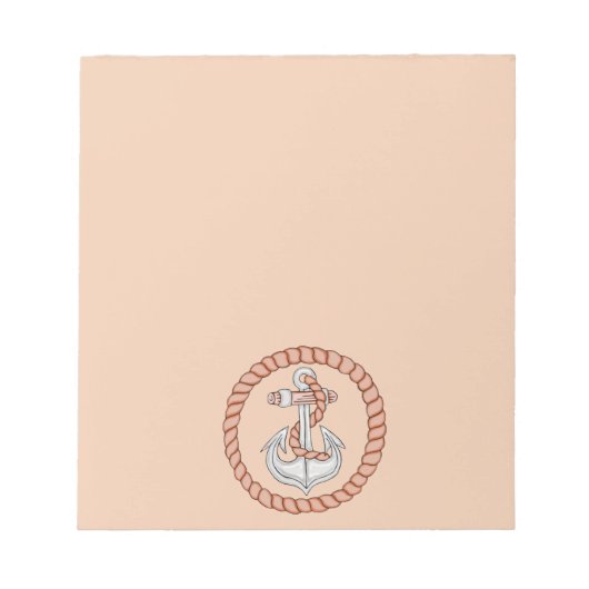 Schetsboek Nautical Anchor 1 Notitieblok (Voorkant)