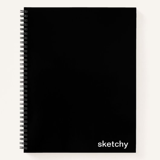 schetsboek notitieboek (Voorkant)