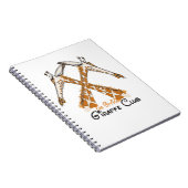 Schetsboek Officiële Giraffe Club Notitieboek (Rechterzijde)