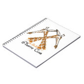 Schetsboek Officiële Giraffe Club Notitieboek (Linkerzijde)