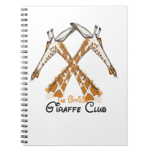 Schetsboek Officiële Giraffe Club Notitieboek