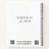 Schetsboek - Optische Illusie Notitieboek (Achterkant)