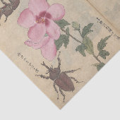 Schetsboek Pl. 108 door Ariyoshi Kondo Tissuepapier (Detail)