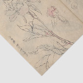 Schetsboek Pl. 110 van Ariyoshi Kondo Tissuepapier (Detail)