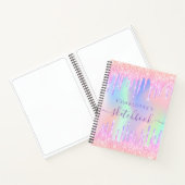 Schetsboek roze paarse druppels notitieboek (Binnen)