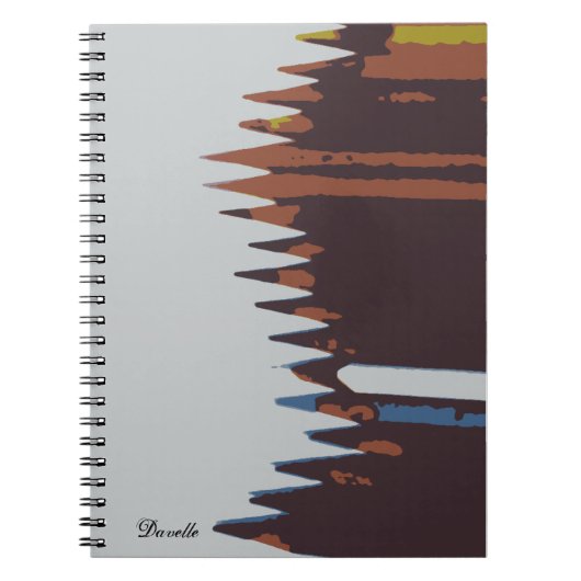 Schetsboek voor 80 pagina's, abstracte potlooddekk notitieboek (Voorkant)
