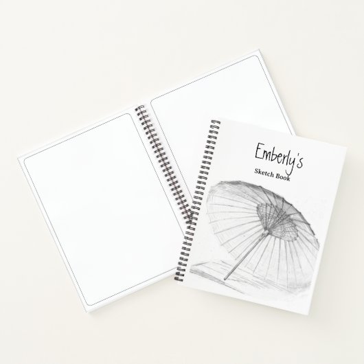 Schetsboek voor Kunstenaars met Eigen Kunstwerk Notitieboek (Binnen)