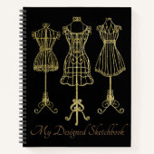 Schetsboek voor ontwerpers notitieboek (Voorkant)