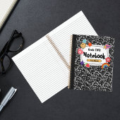 Schetsboek voor school – Zwart Wit creatief ontwer Notitieboek