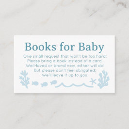 Schetsboeken voor baby's informatiekaartje