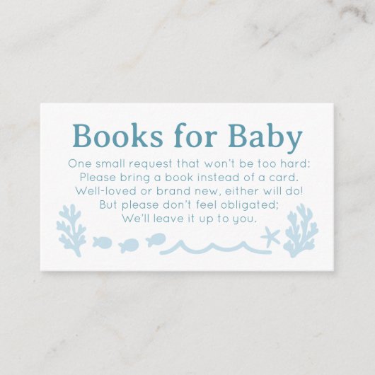 Schetsboeken voor baby's informatiekaartje (Voorkant)