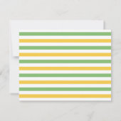 Schetsboot Monogram Vlag Kinderbriefpapier Kaart (Achterkant)