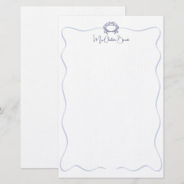 Schetschriftpapier voor de zeevaart briefpapier