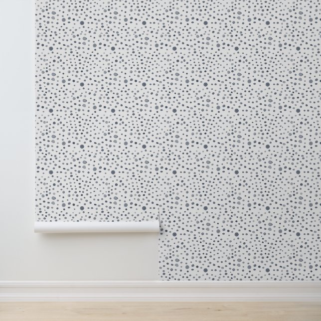 Schetsconfetti Waterverf Stippen Behang (Applicatie)