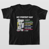Schetsen Anime Perfecte Dag Kawaii Schets Kinder A T-shirt (Laagn)