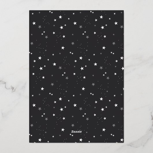 Schetsen Cursief 6 Foto Collage Nieuwjaar Folie Feestdagenkaart (Achterkant)