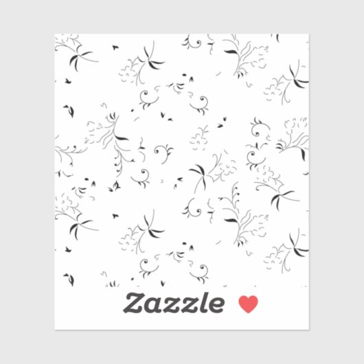 schetsen Design 40 Nine Sticker (Vel)