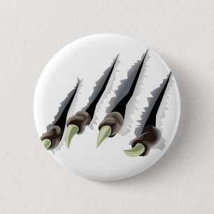 Schetsen die door de achtergrond scheuren ronde button 5,7 cm