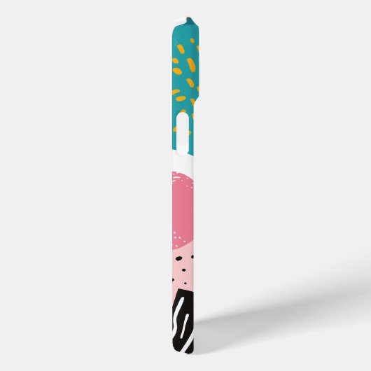 Schetsen en doodles op kleurrijke vormen Case-Mate iPhone case (Achterkant / Rechts)