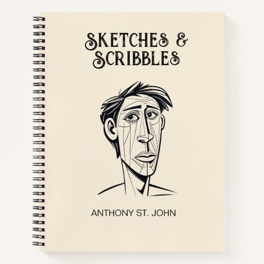 Schetsen en Krabbels Notitieboek (Voorkant)