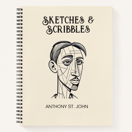 Schetsen en Krabbels Notitieboek (Voorkant)