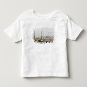 Schetsen en ochtendnevel in Southwest Harbor, Kinder Shirts