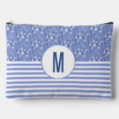 Schetsen en strepen nautisch monogram etui (Voorkant)