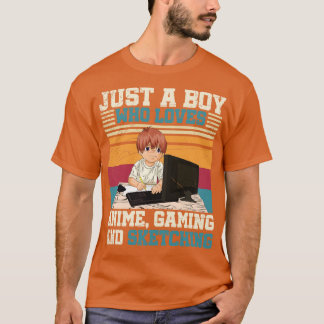 Schetsen Gaming Japanimatie Anime T-shirt