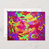 Schetsen Gegaan Wild Briefkaart (Voorkant / Achterkant)