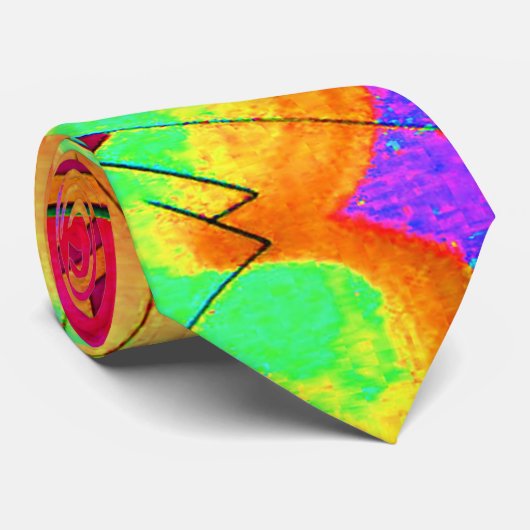 Schetsen Gone Wild Stropdas (Opgerold)