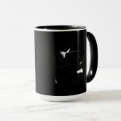 Schetsen Hoofd Vogeldrad Vogelvanger Mok Cup (Voorkant rechts)