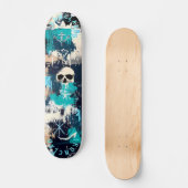Schetsen in de stijl van scheepsgraffiti, met sche persoonlijk skateboard (Voorkant)