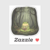 Schetsen in de stille bossen sticker (Vel)