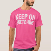 Schetsen liefhebbers grappige schetsen grappen cit t-shirt (Voorkant)
