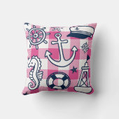 Schetsen met een nautisch thema – Monogram in hete Kussen (Achterkant)