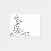 Schetsen van de Flamenco-danser Post-it® Notes (Voorkant)