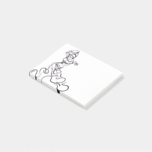 Schetsen van de Flamenco-danser Post-it® Notes (Schuin)