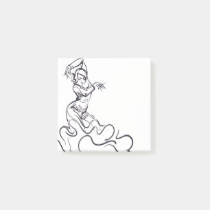 Schetsen van de Flamenco-danser Post-it® Notes
