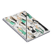 Schetsen van de Franse Mode van de Couture vanaf 1 Notitieboek (Rechterzijde)