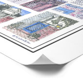 Schetsen van het oude Alexandrië, VA Poster (Hoek)