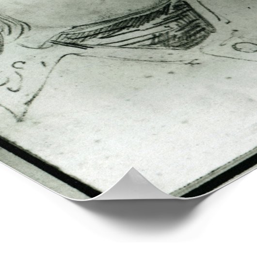 Schetsen van Napoleon Bonaparte, 1797 Poster (Hoek)