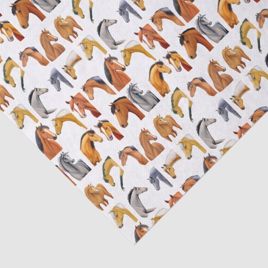 Schetsen van paarden tissuepapier (Detail)