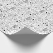 schetsen van wetenschappers cadeaupapier (Hoek)