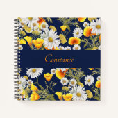  schetsen voor kamille en papavers notitieboek (Voorkant)