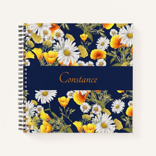  schetsen voor kamille en papavers notitieboek (Voorkant)