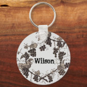  schetsen, zwart en witte bladzijden sleutelhanger (Voorkant)