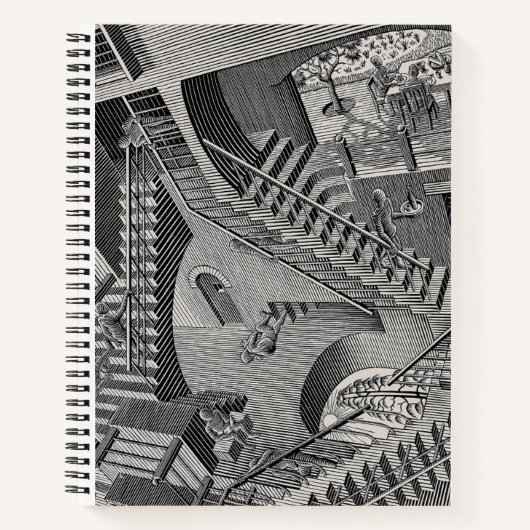 Schetsenboek - optische illusie notitieboek (Voorkant)