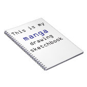 Schetsenboek voor manumtekening notitieboek (Rechterzijde)